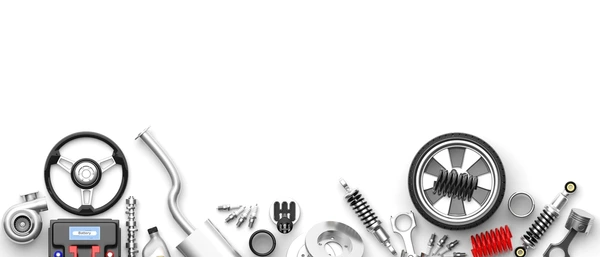various-car-parts-accessories-isolated-600nw-673268620